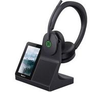 Yealink WH68 Workstation - Micro-casque - sur-oreille - DECT / Bluetooth - sans fil - Suppresseur de bruit actif - certifié UC