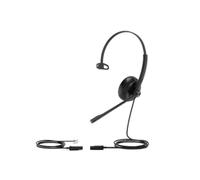 Yealink YHS34 Lite Mono Casque Filaire Arceau Noir, Usage Bureau/Centre d'appels, HP 20-20000Hz, Micro 100-8000Hz, Câble 0.9m, 32 Ohm