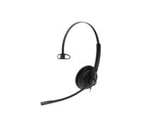 YEALINK YHS34 Lite Mono Casque monaural avec câble de Connexion rj Compatible avec Tous Les téléphones Fixes Yealink, Couleur Noire