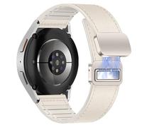 YealRed 20 mm Bracelet de Montre Pour Samsung Galaxy Watch 7/6 /5 /FE, Bracelet en Cuir et Silicone Sangle de Rechange Magnétique pour Samsung Galaxy Watch 6 Classic /5 Pro (Lumière des étoiles)