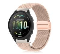 YealRed 20mm Bracelet Nylon Compatible Avec Garmin Forerunner 570 42mm/Vívoactive 6/5 / 3/3 Music, Bande De Remplacement Sport Pour Garmin Forerunner 165/165 Music (Marron Froid)