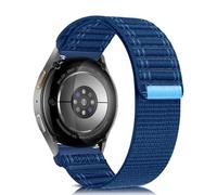 YealRed 20mm Bracelet Nylon Compatible Avec Samsung Galaxy Watch FE 40mm / 7/6 / 5/4 (40mm 44mm), Bande De Remplacement Sport Pour Galaxy Watch 6 Classic / 5 Pro 45mm / 4 Classic (Bleu)