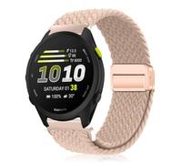 YealRed 20mm Bracelet pour Garmin Forerunner 70, Nylon (Brun clair)