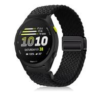 YealRed 20mm Bracelet pour Garmin Forerunner 70, Nylon (Noir)