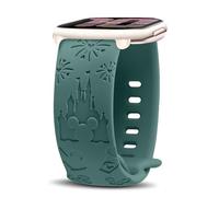 YealRed 20mm Bracelet Silicone pour Amazfit Active 2 Square/Active 2/Active/GTR Mini/GTS 4/GTS 4 Mini, Bande de Gravé Dessin Animé pour Amazfit T-Rex 3 Pro 44mm/Bip 3 Pro/Bip 3 (Vert)
