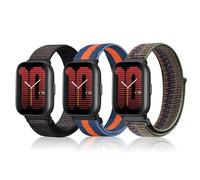 YealRed 20mm Bracelets Nylon Sport [ 3 Pack ] Compatible avec Amazfit Active 2 Square/Active 2 /Active/GTR Mini/GTS 4 /GTS 4 Mini, Bande de Remplacement pour Amazfit Bip 3 Pro/Bip 3 (HS + LCL + ASLPC)