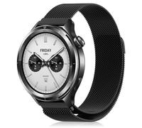 YealRed 22 mm Bracelet de Montre Métal Compatible avec Xiaomi Watch S4 /S4 Sport, Sangles de Remplacement Magnétiques pour Xiaomi Redmi Watch 5 Active/ 5 Lite/ 3 Active (Noir)