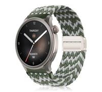 YealRed 22mm Bracelet Compatible Avec Amazfit Balance 2 /Balance/Bip 6/5 /Pop 3S, Bande de Remplacement Nylon Sport pour Amazfit T-Rex 3 Pro 48mm/GTR 4 /GTR 3 Pro/GTR 2e/GTR 47mm (Gris Vert)