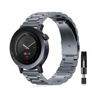 YealRed 22mm Bracelet en Métal pour CMF by Nothing Watch 3 Pro / 2 Pro, Bracelet de Montre de Remplacement en Acier Inoxydable Sans Couture Compatible avec CMF by Nothing Watch 3 Pro / 2 Pro (Gris)