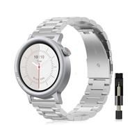 YealRed 22mm Bracelet en Métal pour CMF by Nothing Watch 3 Pro / 2 Pro, Bracelet de Montre de Remplacement en Acier Inoxydable Sans Couture Compatible avec CMF by Nothing Watch 3 Pro / 2 Pro (Argent)