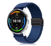 YealRed 22mm Bracelet Nylon Compatible avec Garmin Venu 3 /Venu 2 /Vivoactive 4 /Forerunner 265, Bande De Remplacement Sport pour Garmin Forerunner 255 /Forerunner 255 Music/Active (Bleu)