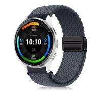 YealRed 22mm Bracelet Nylon Compatible avec Garmin Venu 3 /Venu 2 /Vivoactive 4 /Forerunner 265, Bande De Remplacement Sport pour Garmin Forerunner 255 /Forerunner 255 Music/Active (Gris)