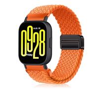 YealRed 22mm Bracelet Nylon Compatible Avec Xiaomi Watch S4 / S4 Sport/S3 /S2/S1 Pro/S1 Active, Bande De Remplacement Sport Nylon Pour Xiaomi Redmi Watch 5 Active / 5 Lite/ 3 Active (Orange)