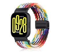 YealRed 22mm Bracelet Nylon Compatible Avec Xiaomi Watch S4 / S4 Sport/S3 /S2/S1 Pro/S1 Active, Bande De Remplacement Sport Nylon Pour Xiaomi Redmi Watch 5 Active / 5 Lite/ 3 Active (Arc-en-ciel)