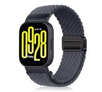YealRed 22mm Bracelet Nylon Compatible Avec Xiaomi Watch S4 / S4 Sport/S3 /S2/S1 Pro/S1 Active, Bande De Remplacement Sport Nylon Pour Xiaomi Redmi Watch 5 Active / 5 Lite/ 3 Active (Gris)