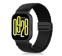 YealRed 22mm Bracelet Nylon Compatible Avec Xiaomi Watch S4 / S4 Sport/S3 /S2/S1 Pro/S1 Active, Bande De Remplacement Sport Nylon Pour Xiaomi Redmi Watch 5 Active / 5 Lite/ 3 Active (Noir)
