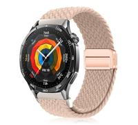 YealRed 22mm Bracelet pour Huawei Watch GT6 Pro/GT6/GT5 Pro/GT5/GT4/GT3(46mm), Bande de Remplacement Magnétique en Nylon Compatible avec Huawei Watch Ultimate 2/4Pro 48mm/5/4/3Pro(46mm) (Marron Froid)