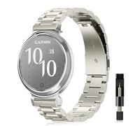 YealRed Bracelet Compatible avec Garmin Lily 2 Active/2 Classic, Fonction de Libération Rapide, Bracelet de Rechange en Métal Tendance pour Femme pour Garmin Lily 2 Sport/2 (Lumière des étoiles)