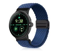 YealRed Bracelet Nylon Pour Google Pixel Watch 4/3 45mm, Boucle Magnétique Bande De Remplacement, Strap de Sport pour Hommes et Femmes Compatible Avec Google Pixel Watch 3/4 45mm (Bleu)