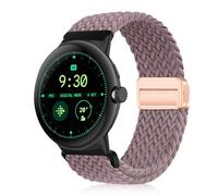 YealRed Bracelet Nylon Pour Google Pixel Watch 4/3 45mm, Boucle Magnétique Bande De Remplacement, Strap de Sport pour Hommes et Femmes Compatible Avec Google Pixel Watch 3/4 45mm (Violet)