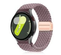 YealRed Bracelet Nylon Sport 20mm Compatible Avec Galaxy Watch FE / 7/6 / 5/4, Boucle Magnétique Bande De Remplacement Pour Galaxy Watch 6 Classic / 5 Pro 45mm / 4 Classic (Violet)