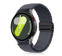 YealRed Bracelet Nylon Sport 20mm Compatible Avec Galaxy Watch FE / 7/6 / 5/4, Boucle Magnétique Bande De Remplacement Pour Galaxy Watch 6 Classic / 5 Pro 45mm / 4 Classic (Gris)