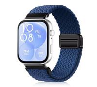 YealRed Bracelet Nylon Sport Compatible Avec Huawei Watch Fit 4 pro / 4/3, Boucle Magnétique Bande De Remplacement, Strap de Tissés Pour Huawei Watch Fit 4 pro / 4/3 (Bleu)
