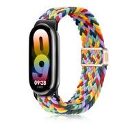 YealRed Bracelet Nylon Sport Compatible Avec Xiaomi Mi Band 10/9 / 8, Boucle Magnétique Bande De Remplacement, Strap de Tissés Pour Xiaomi Smart Band 8/9 / 10 (W Coloré)