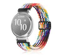 YealRed Bracelet pour Garmin Lily 2 Active/2, Nylon (Arc-en-ciel)