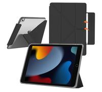 YealRed Coque Étui pour iPad 10,2 Pouces (2021/2020/2019) (Noir)