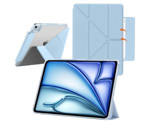 YealRed Coque Étui pour iPad Air 11 Pouces M4 2026/M3 2025/M2 2024, avec Dos Transparent, Béquille Fine, Étui Antichoc pour Tablette Compatible avec iPad Air 5ème 2022/4ème 2020 10.9 Pouces (Bleu)