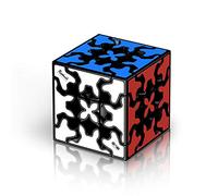 Yealvin 3x3 Gear Cube 3x3x3 Roue dentée Cube Magique Cube créatif 3D Puzzle Cube Jouet
