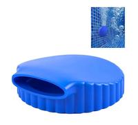 YEAMLTE Buse de Piscine Plate Bleu Buse Sortie Piscine, Diamètre du Filetage 80 mm, Accessoire Entrée de Hors Sol Compatible Piscines à Structure en Acier
