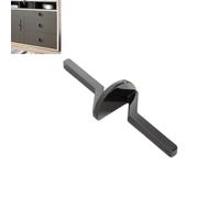 Yeandshi Lot de 2 poignées d'armoire de cuisine, en alliage de zinc, longueur 145 mm, boutons de table de chevet gris fusil.