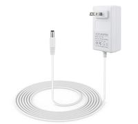 YEAOI Cordon d'alimentation de 3 m pour maman 4moms 4, chargeur 12 V 3 A pour balançoire RockaRoo Baby Swing, adaptateur secteur, blanc
