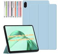 YeaQuelior Coque pour Honor Pad X8a/Honor Pad X9 11 pouces 2024, étui de protection fin en cuir PU avec support pour tablette Honor Pad X8a 11 pouces, bleu ciel