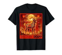 Year of The Fire Goat Nouvel an Lunaire Chinois 2027 T-Shirt