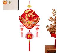 Year of The Horse 2026 - Pendant Decoration Chinese New Year, Decoration Charm Decorative Hanging Tassel, Horse-Year Pendant Decor, Auspicious Keepsake, 2026-Year Vietnamese Ornament for Wall
