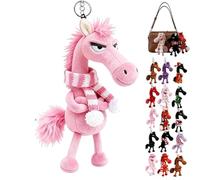 Year of the Horse Lucky Mascotte 2026, Lucky Plush Horse Guardians, Good Luck Gift, Symbole de force, de courage et d'équilibre (Type-O)