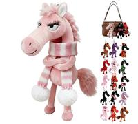 Year of the Horse Lucky Mascotte 2026, Lucky Plush Horse Guardians, Good Luck Gift, Symbole de force, de courage et d'équilibre (type K)