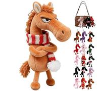Year of the Horse Lucky Mascotte 2026, Lucky Plush Horse Guardians, Good Luck, Symbole de force, de courage et d'équilibre (Type-G)
