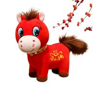 Year Of The Horse Peluche - Peluche 20 x 20 x 8 cm | Mascot Horse Soft Doll Toy | 2026 Chinese New Of The Horses Stuffed Animal Mascot Toy New Year Decor For Festive Decor, Gift Giiving, & Collectible