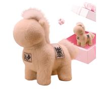 Year of The Horse Plush 25cm, Soft Lunar New Year Toy, Soft Doll for Adults, Collectors, Bedroom, Study, Children’s Room, Car, Sofa, Bed, Nursery, Travel, Birthday, Bedtime