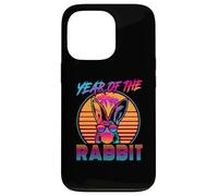 Year of The Rabbit Retro Vintage 80s Funny Bunny Lover Coque pour iPhone 13 Pro