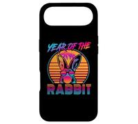 Year of The Rabbit Retro Vintage 80s Funny Bunny Lover Coque pour iPhone Air