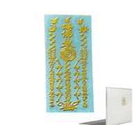 Year Snake Stickers, 2025 Amulet Decals, Protection Amulet Stickers, Phone Decoration Sticker, Wealth Amulet Decals, 2025 Year Of The Snake Protection Amulet Stickers For Wealth Blessings, 10g