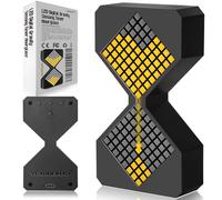 YEARBEIHAO Sablier numérique à LED avec détection de gravité, 1 à 30 minutes, temps de sable réglable, jouet sensoriel pour la relaxation, minuterie