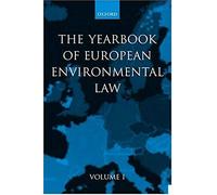 Yearbook Of European Environmental Law: Volume 1