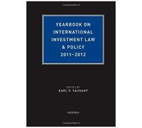 Yearbook On International Investment Law & Policy