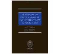 Yearbook On International Investment Law & Policy 2018